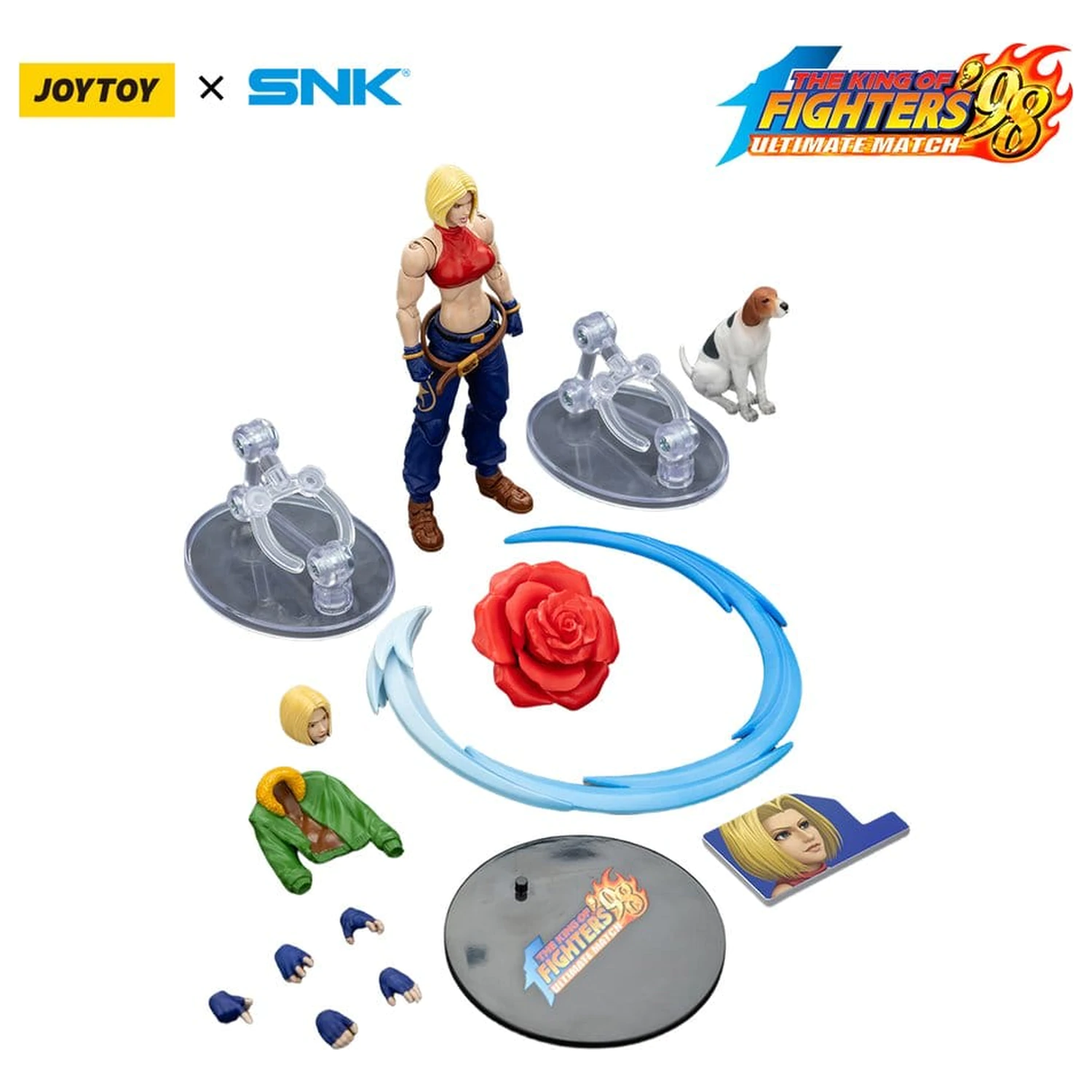 The King of Fighters '98 Ultimate Match Action Figure Blue Mary 11 cm product photo