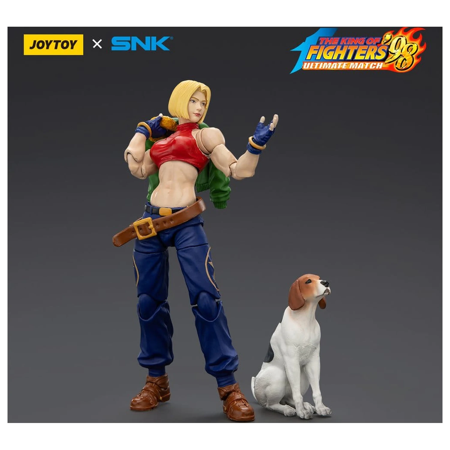 The King of Fighters '98 Ultimate Match Action Figure Blue Mary 11 cm product photo