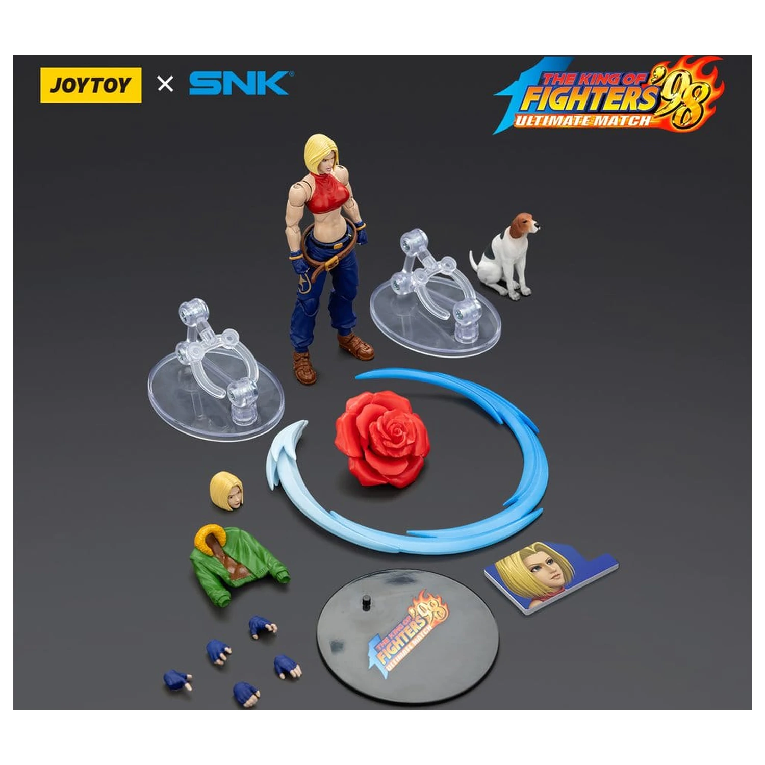 The King of Fighters '98 Ultimate Match Action Figure Blue Mary 11 cm product photo