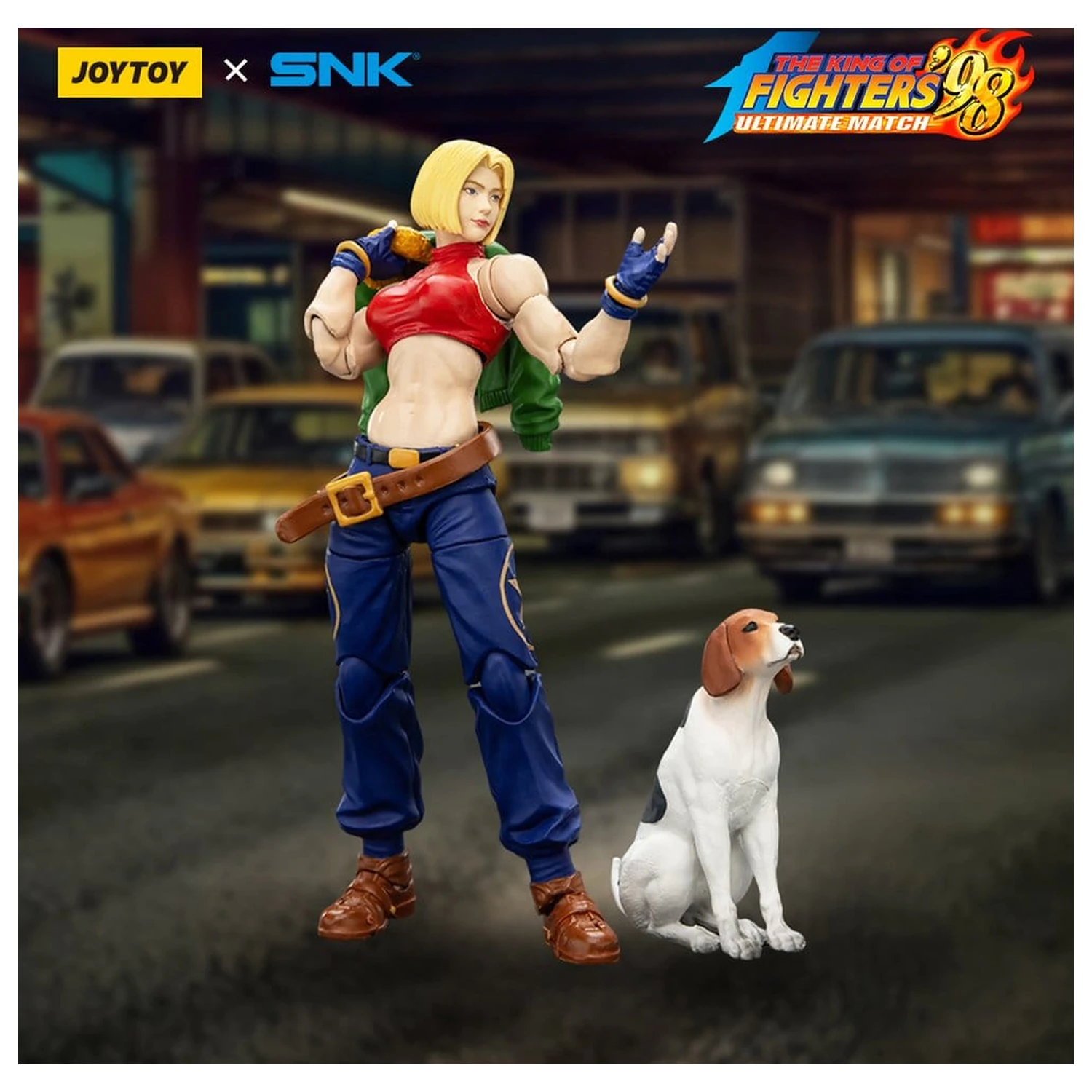 The King of Fighters '98 Ultimate Match Action Figure Blue Mary 11 cm product photo