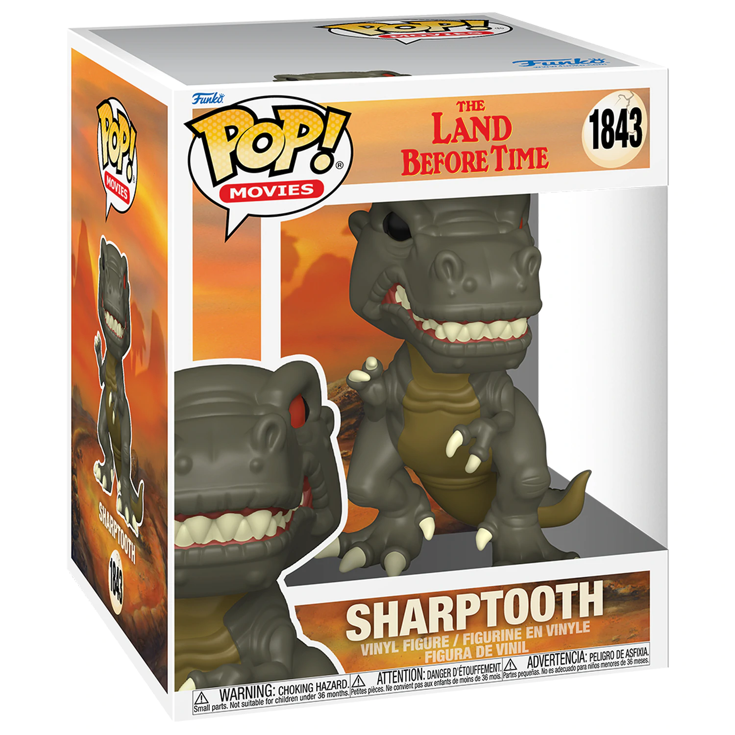 The Land Before Time Super Sized Funko POP! Vinyl Figure Sharptooth 15 cm product photo