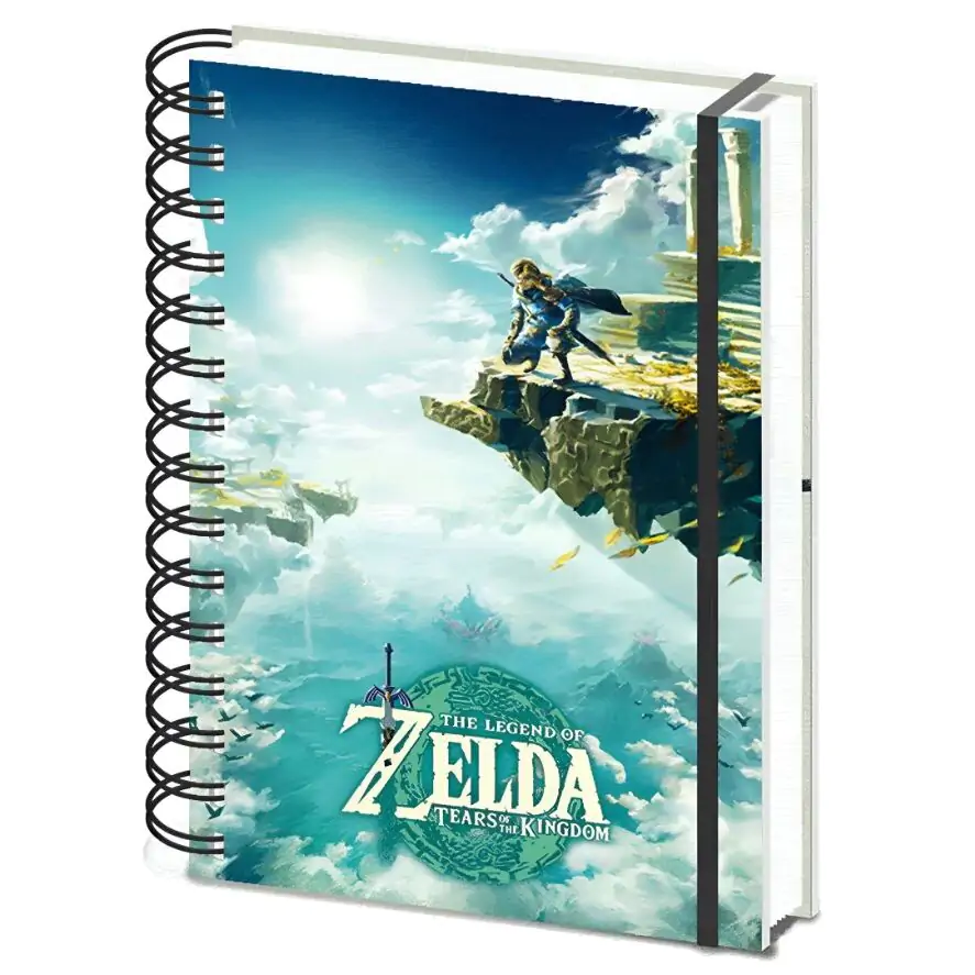 The Legend of Zelda A5 lenticular notebook product photo