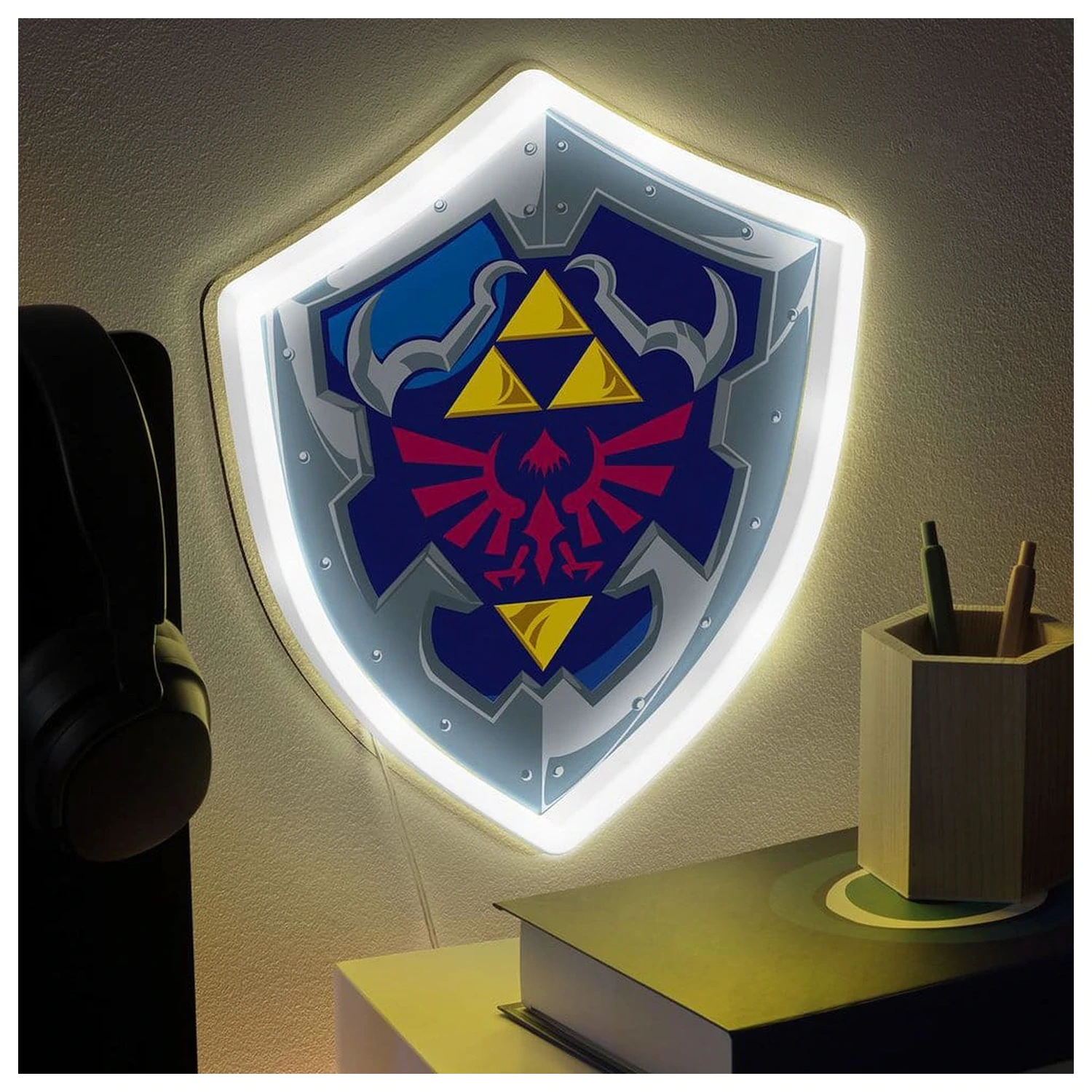 The Legend of Zelda Wall Lamp Hylian Shield product photo