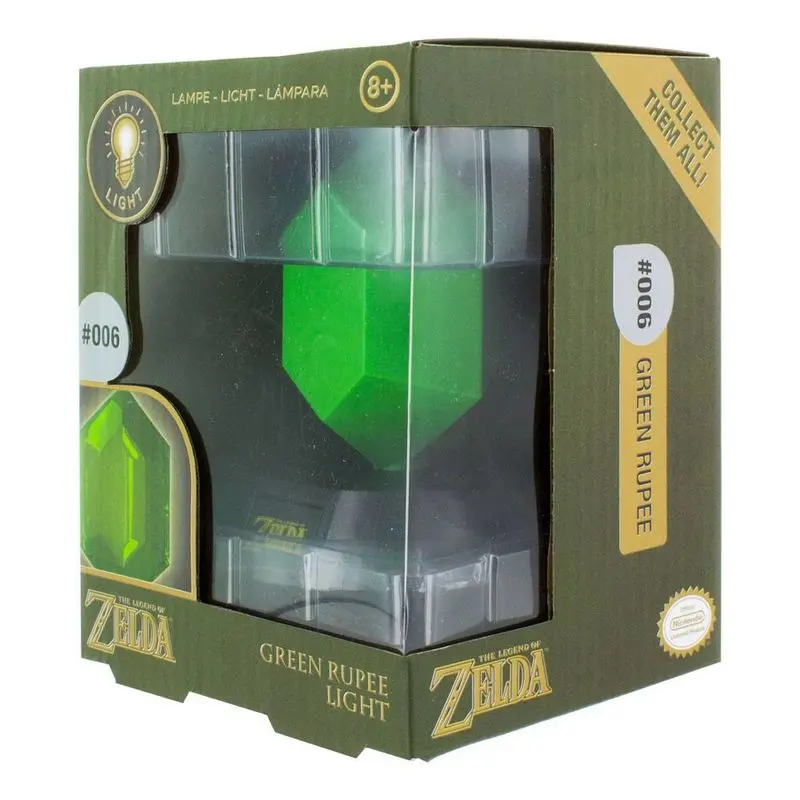 Legend of Zelda 3D Light Green Rupee 10 cm product photo