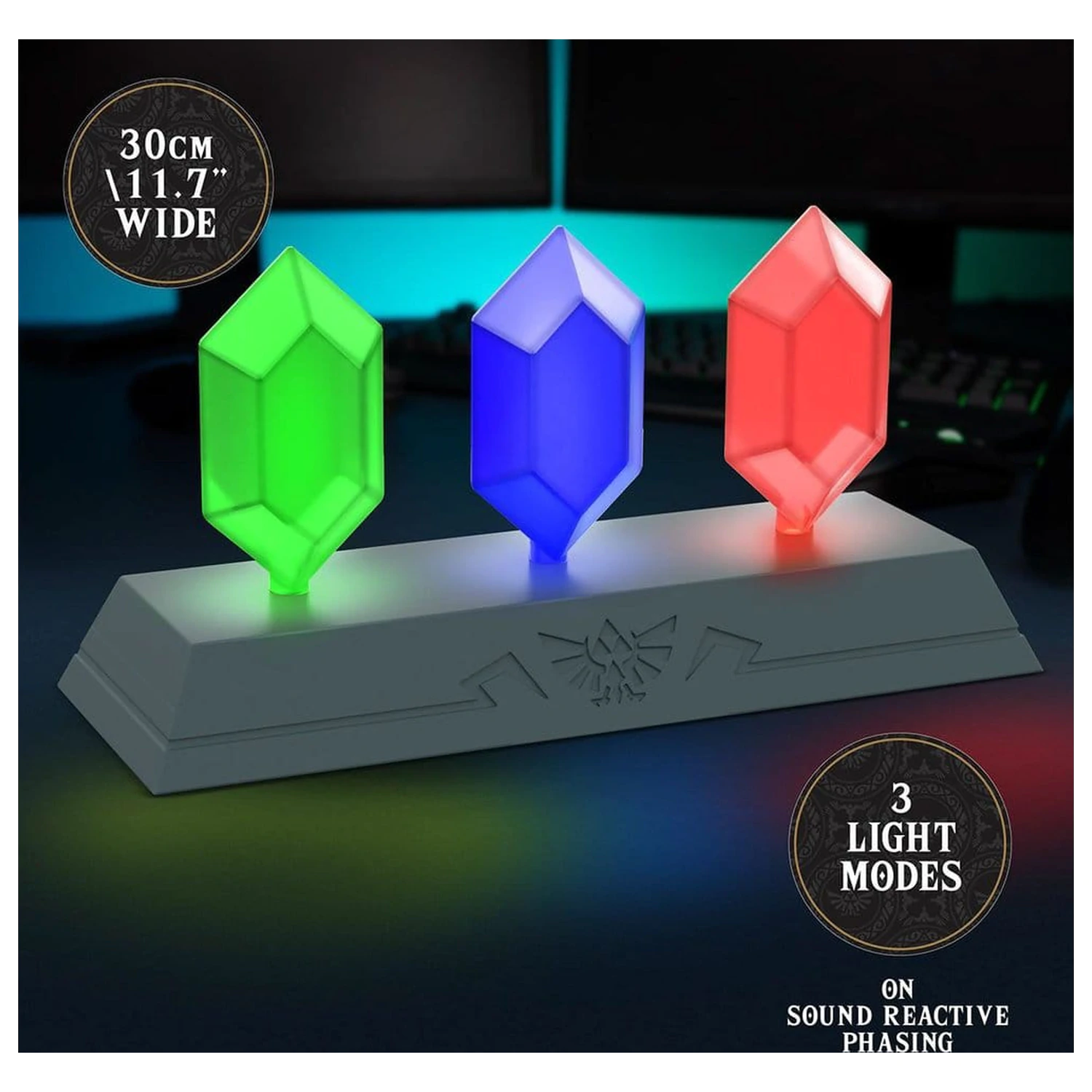 The Legend of Zelda Icon Light Plus Light Rupee 30 cm product photo