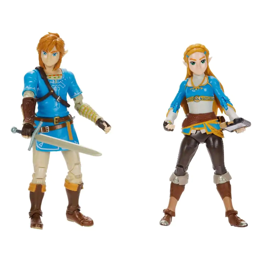 The Legend of Zelda Action Figure 2-Pack Princess Zelda, Link 10 cm termékfotó