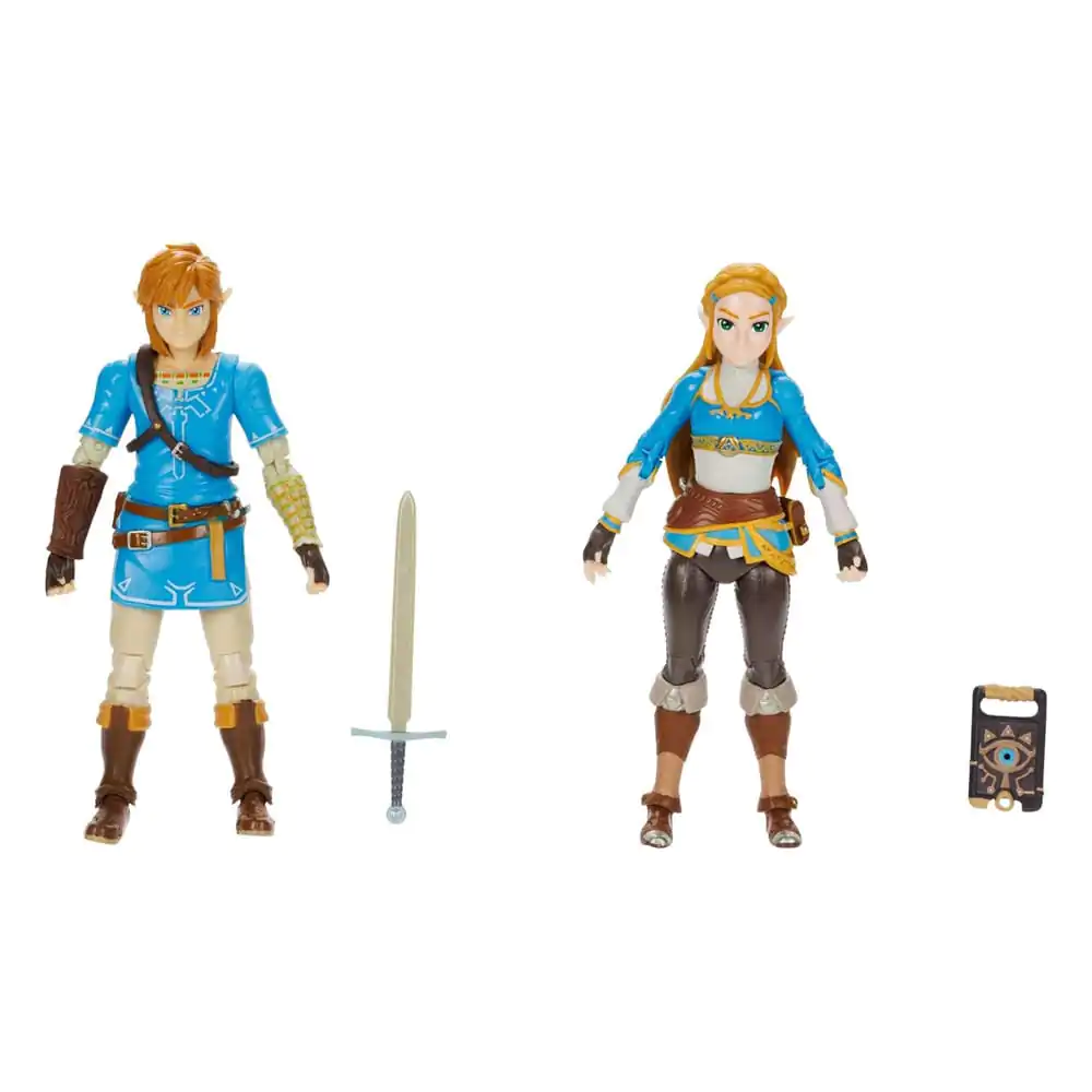 The Legend of Zelda Action Figure 2-Pack Princess Zelda, Link 10 cm termékfotó