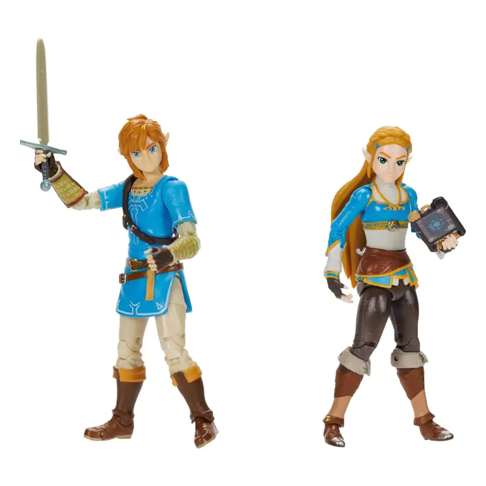 The Legend of Zelda Action Figure 2-Pack Princess Zelda, Link 10 cm termékfotó