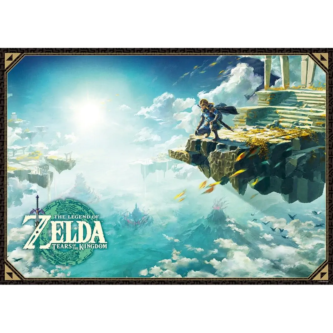 The Legend of Zelda: Tears of the Kingdom Jigsaw Puzzle Cover Art (1000 pieces) product photo