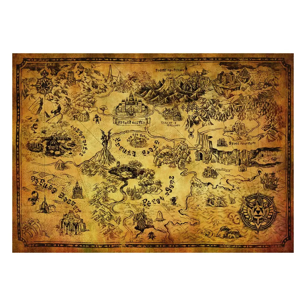 The Legend Of Zelda Jigsaw Puzzle Hyrule (1000 pieces) product photo