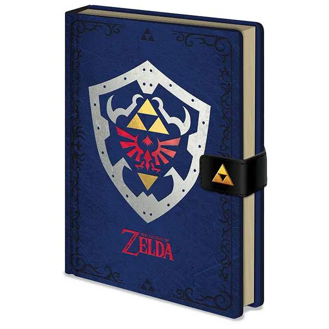 The Legend of Zelda Shield premium A5 notebook product photo