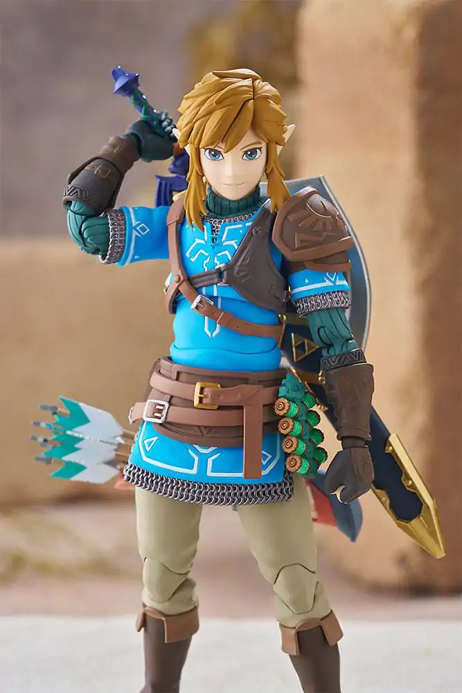 The Legend of Zelda Tears of the Kingdom Figma Action Figure Link Tears of the Kingdom Ver. DX Edition 15 cm product photo