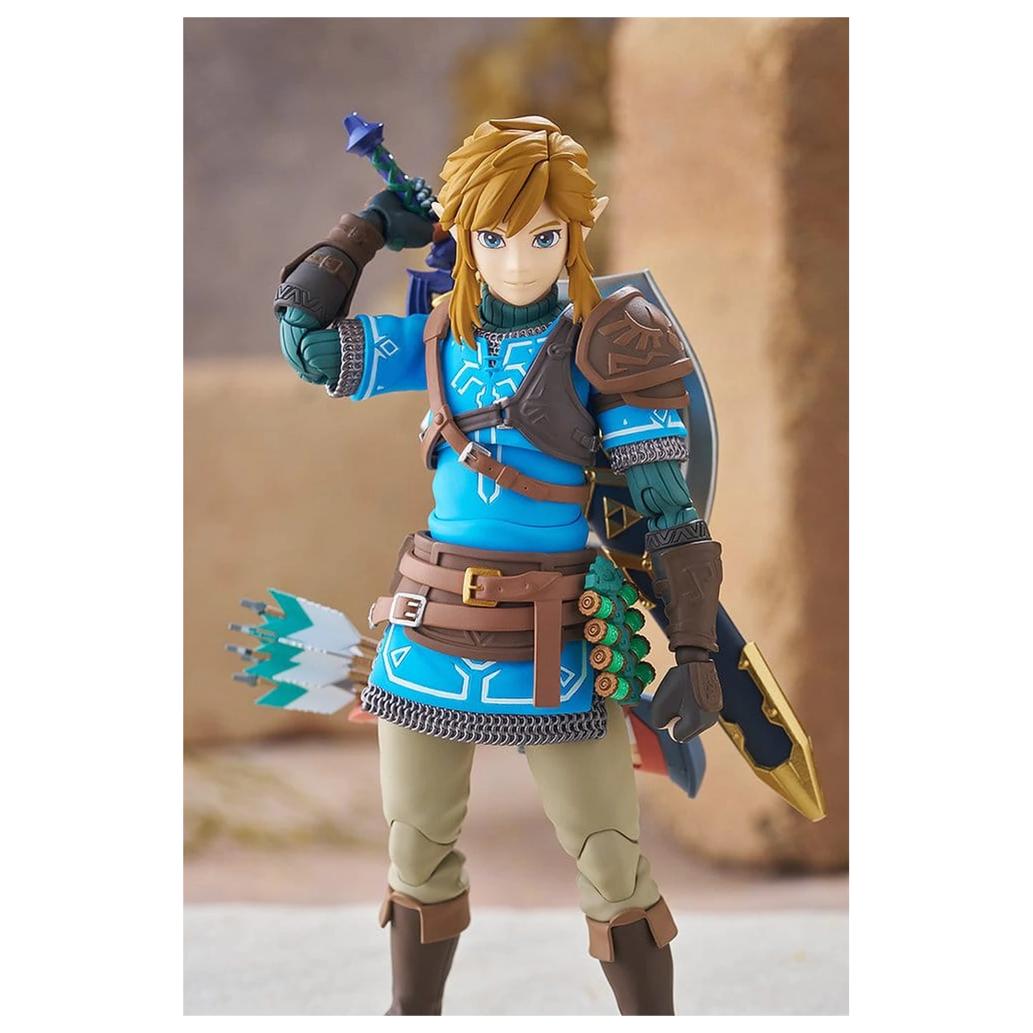The Legend of Zelda Tears of the Kingdom Figma Action Figure Link Tears of the Kingdom Ver. DX Edition 15 cm product photo