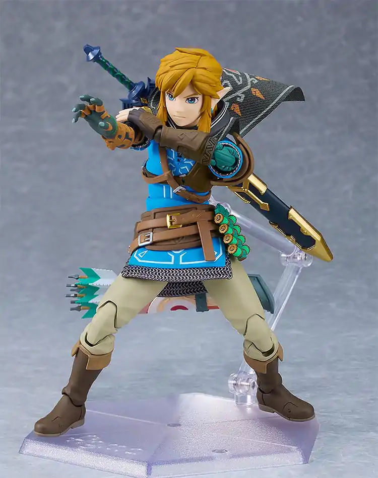 The Legend of Zelda Tears of the Kingdom Figma Action Figure Link Tears of the Kingdom Ver. DX Edition 15 cm product photo