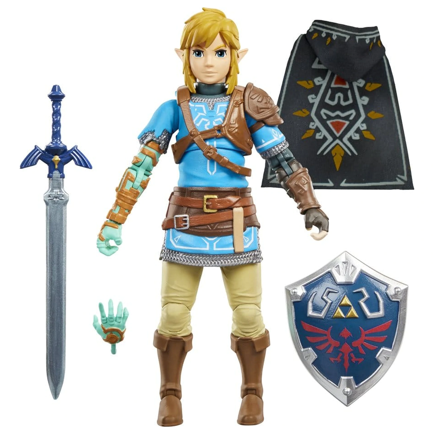 The Legend of Zelda: Tears of the Kingdom Heroes of Hyrule Action Figure Link 15 cm product photo