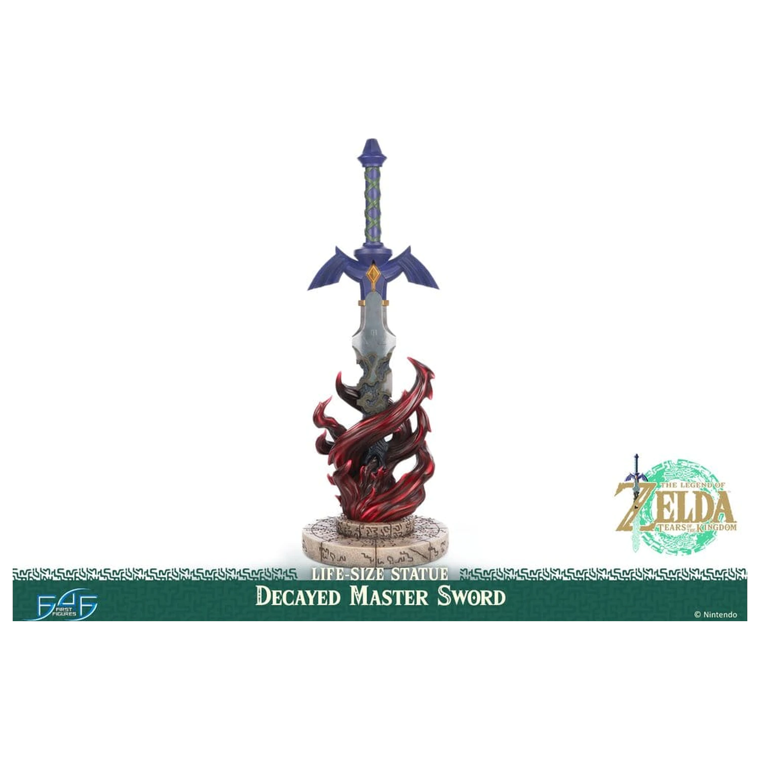The Legend of Zelda: Tears of the Kingdom Life Size Statue 1/1 Decayed Master Sword 71 cm product photo