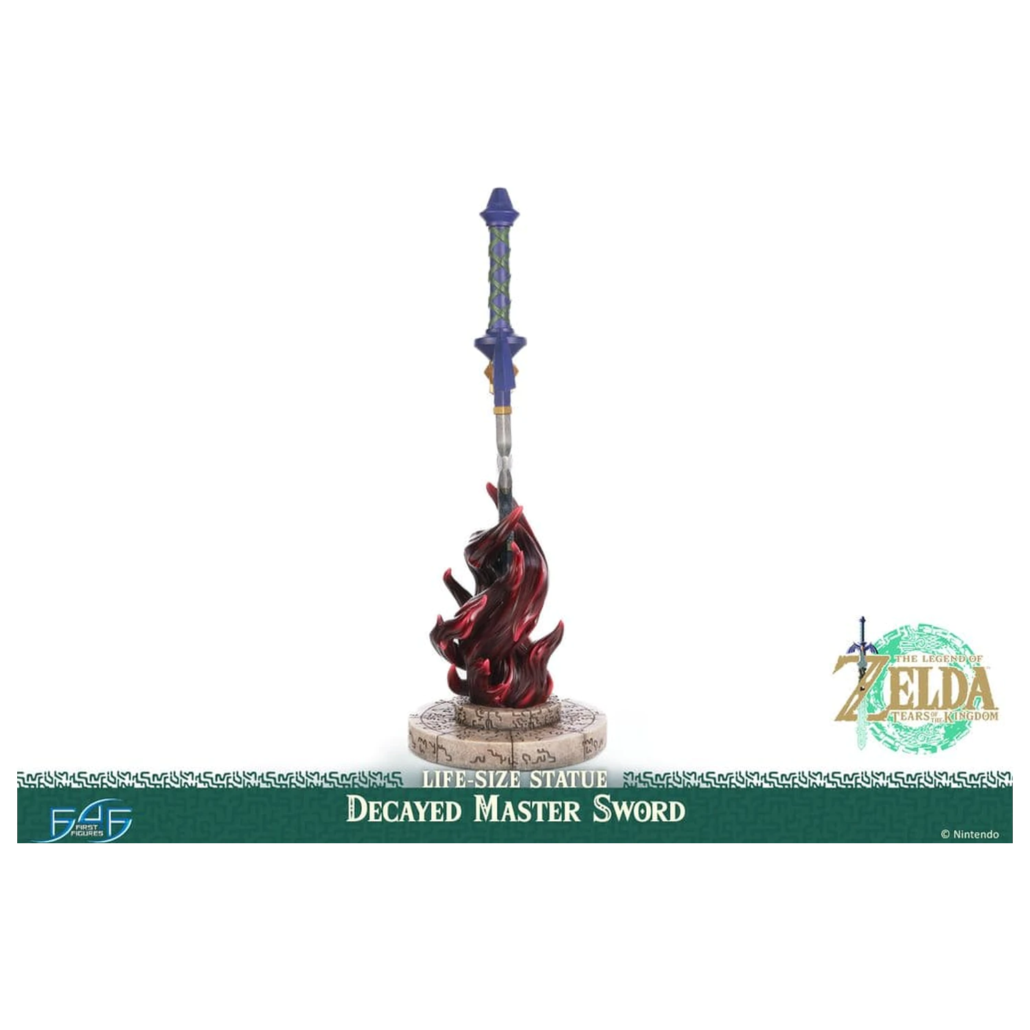 The Legend of Zelda: Tears of the Kingdom Life Size Statue 1/1 Decayed Master Sword 71 cm product photo