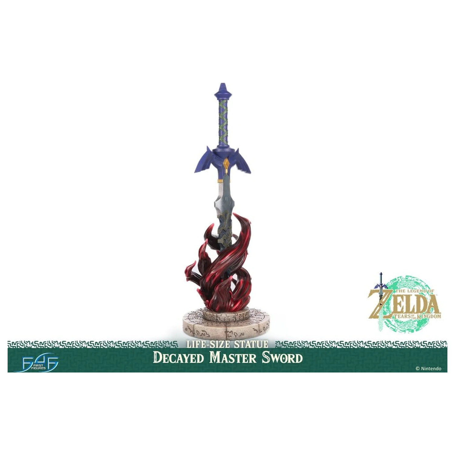 The Legend of Zelda: Tears of the Kingdom Life Size Statue 1/1 Decayed Master Sword 71 cm product photo