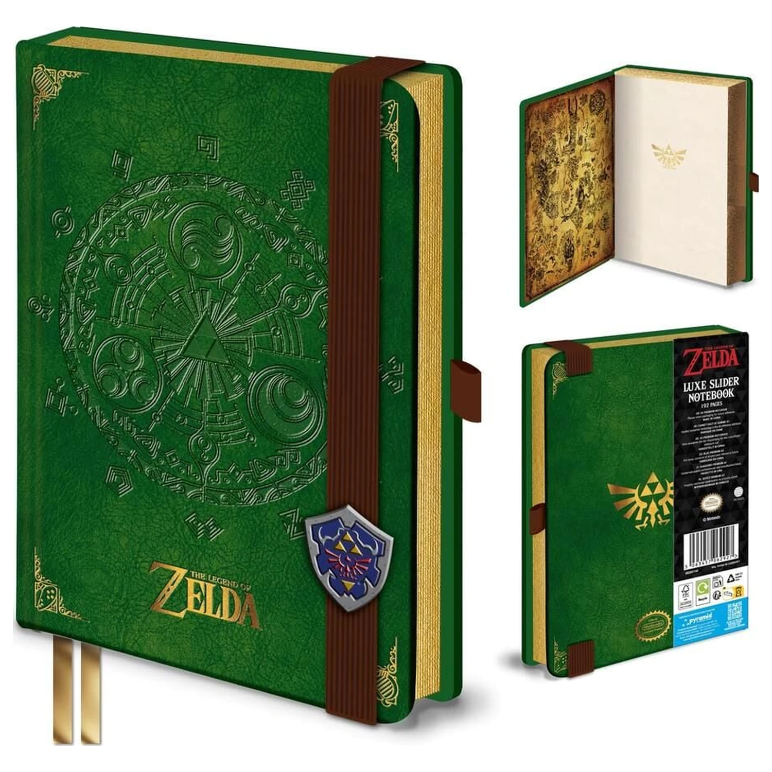 The Legend of Zelda Triforce Luxe Slider notebook product photo