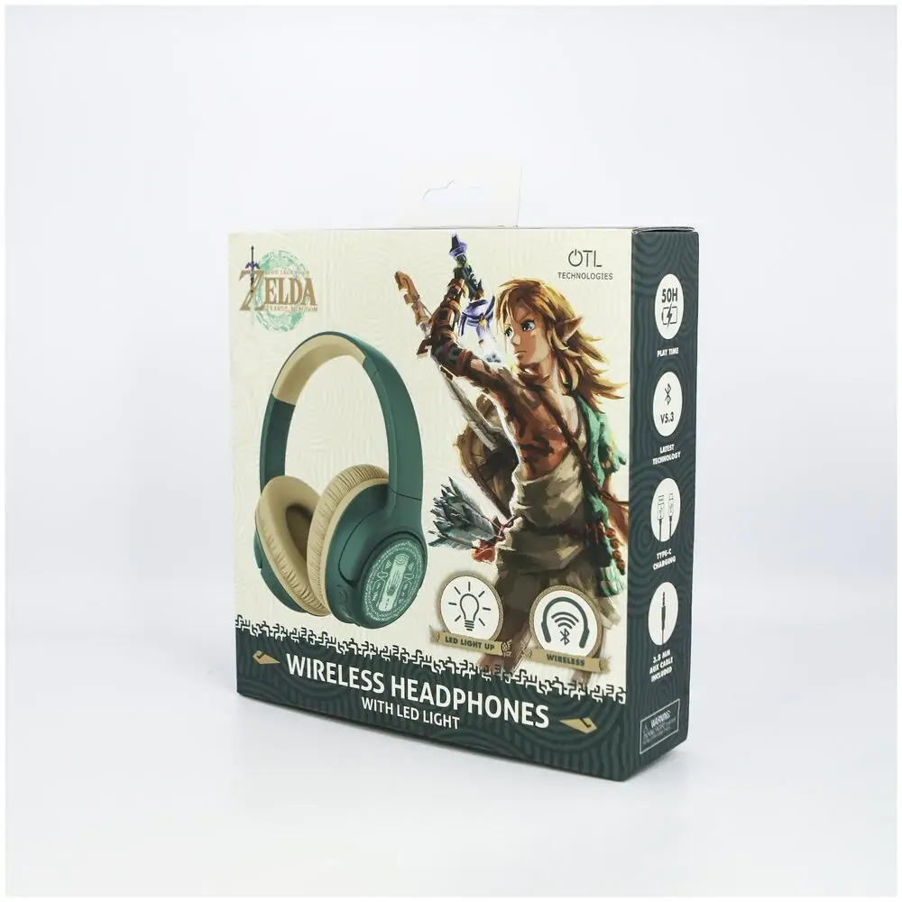 The Legend of Zelda wireless LED headphones product photo