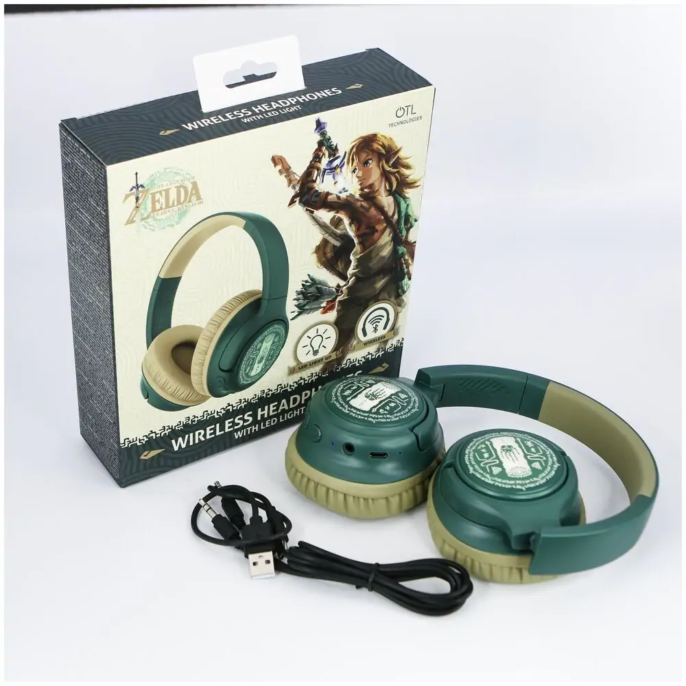 The Legend of Zelda wireless LED headphones product photo