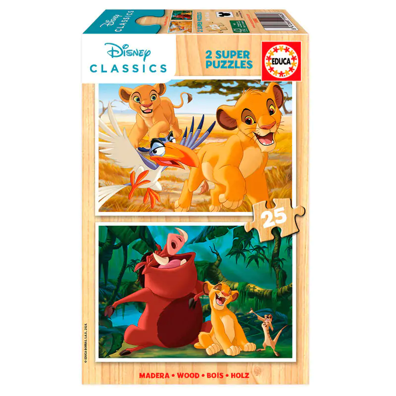 Disney The Lion King wood puzzle 2x16pcs product photo