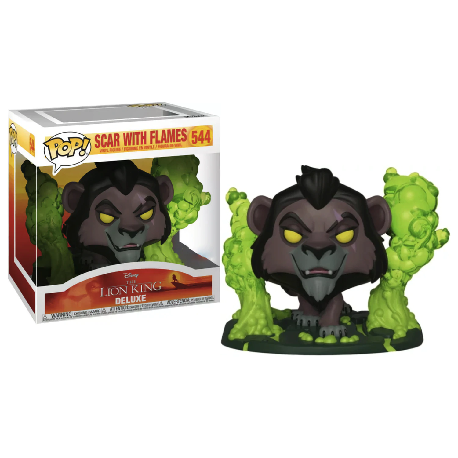 The Lion King Funko POP Deluxe Figure Scar in Flames product photo