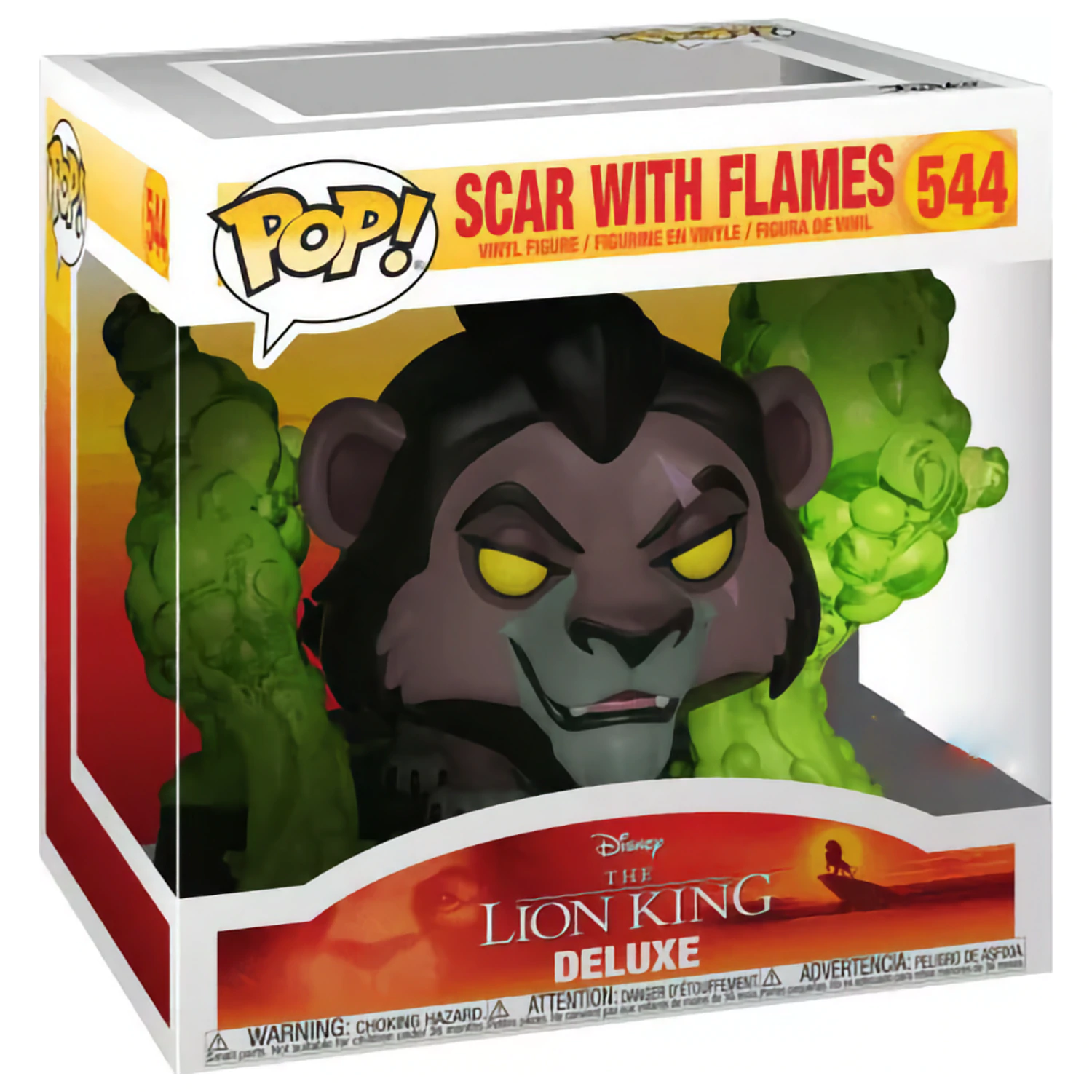 The Lion King Funko POP Deluxe Figure Scar in Flames product photo