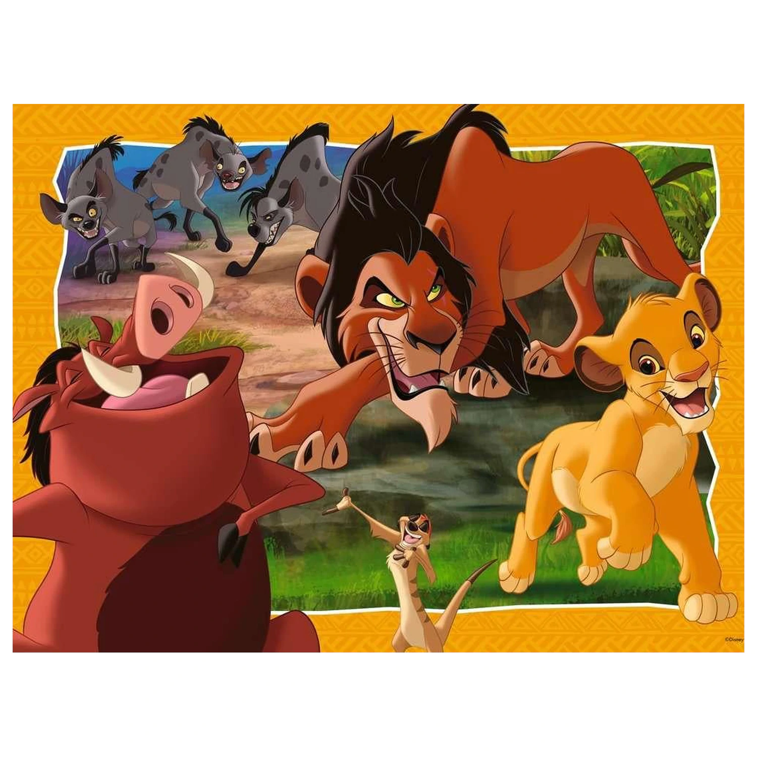 The Lion King Hakuna Matata XXL Puzzle (200 pcs) product photo
