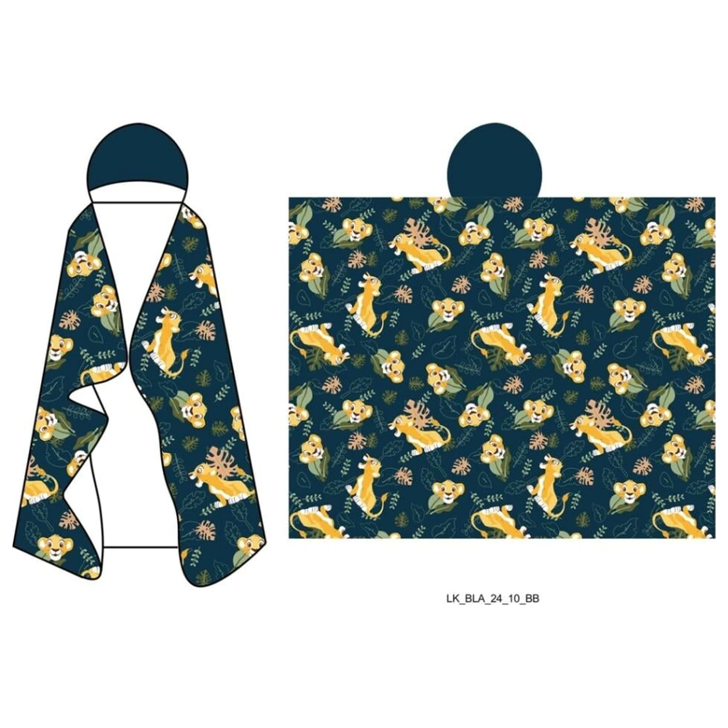 The Lion King Hooded Blanket 120x150cm product photo