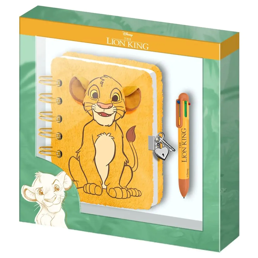 Disney The Lion King plush diary and pen product photo