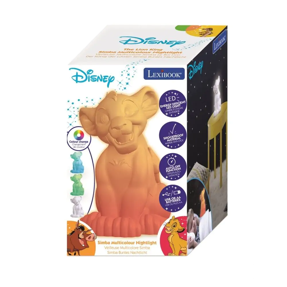 Disney The Lion King Simba 3D lamp termékfotó