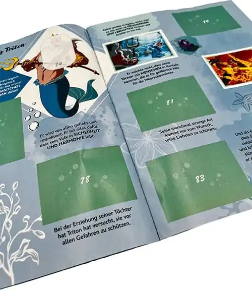 The Little Mermaid Sticker Collection Album *German Version* product photo