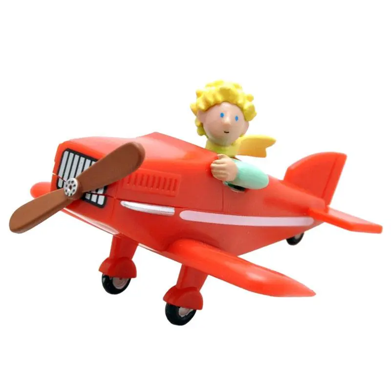 The Little Prince Figure The Little Prince in his plane 7 cm product photo