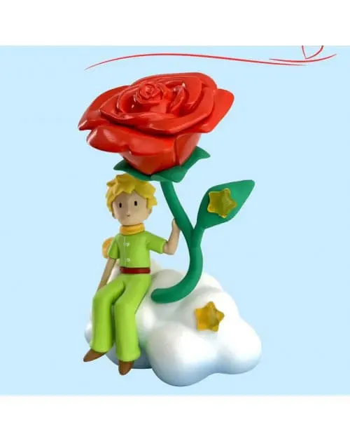 The Little Prince Figure Under the Rose 9 cm termékfotó