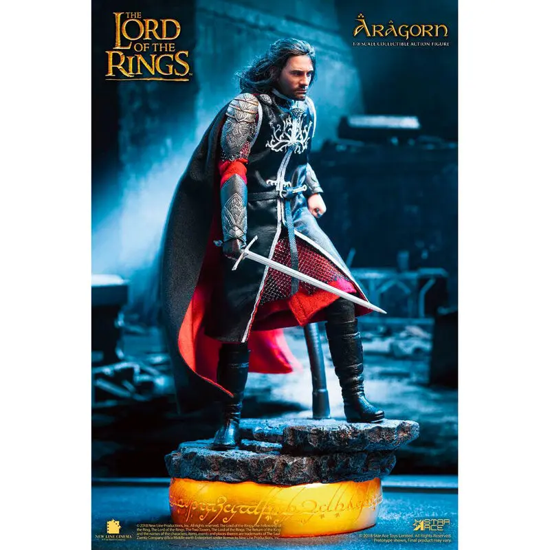 Lord of the Rings Real Master Series Action Figure 1/8 Aragon Deluxe Version 23 cm termékfotó