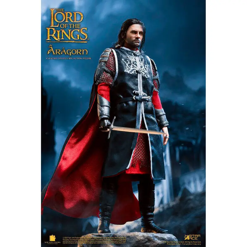 Lord of the Rings Real Master Series Action Figure 1/8 Aragon Deluxe Version 23 cm termékfotó