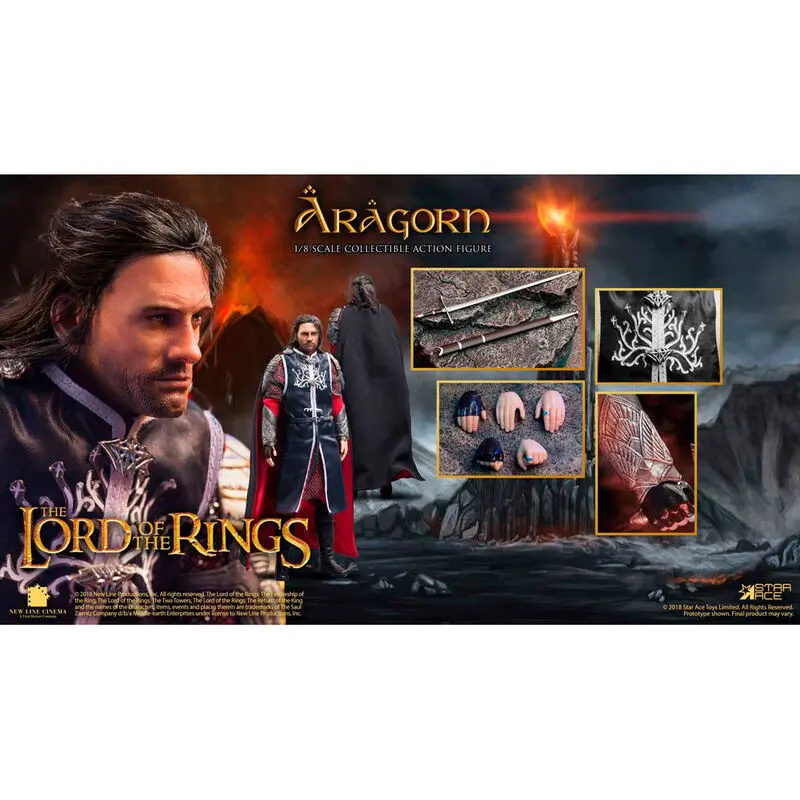 The Lord of the Rings Aragorn Real Master figure 23cm product photo