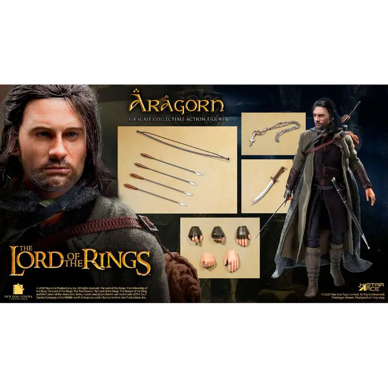 Lord of the Rings Real Master Series Action Figure 1/8 Aragon Special Version 23 cm product photo