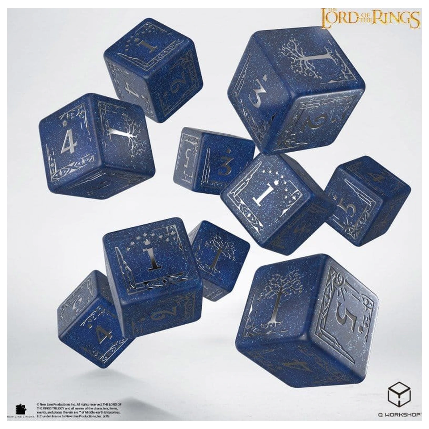 The Lord of the Rings: 10 D6 Dice Set Gondor product photo