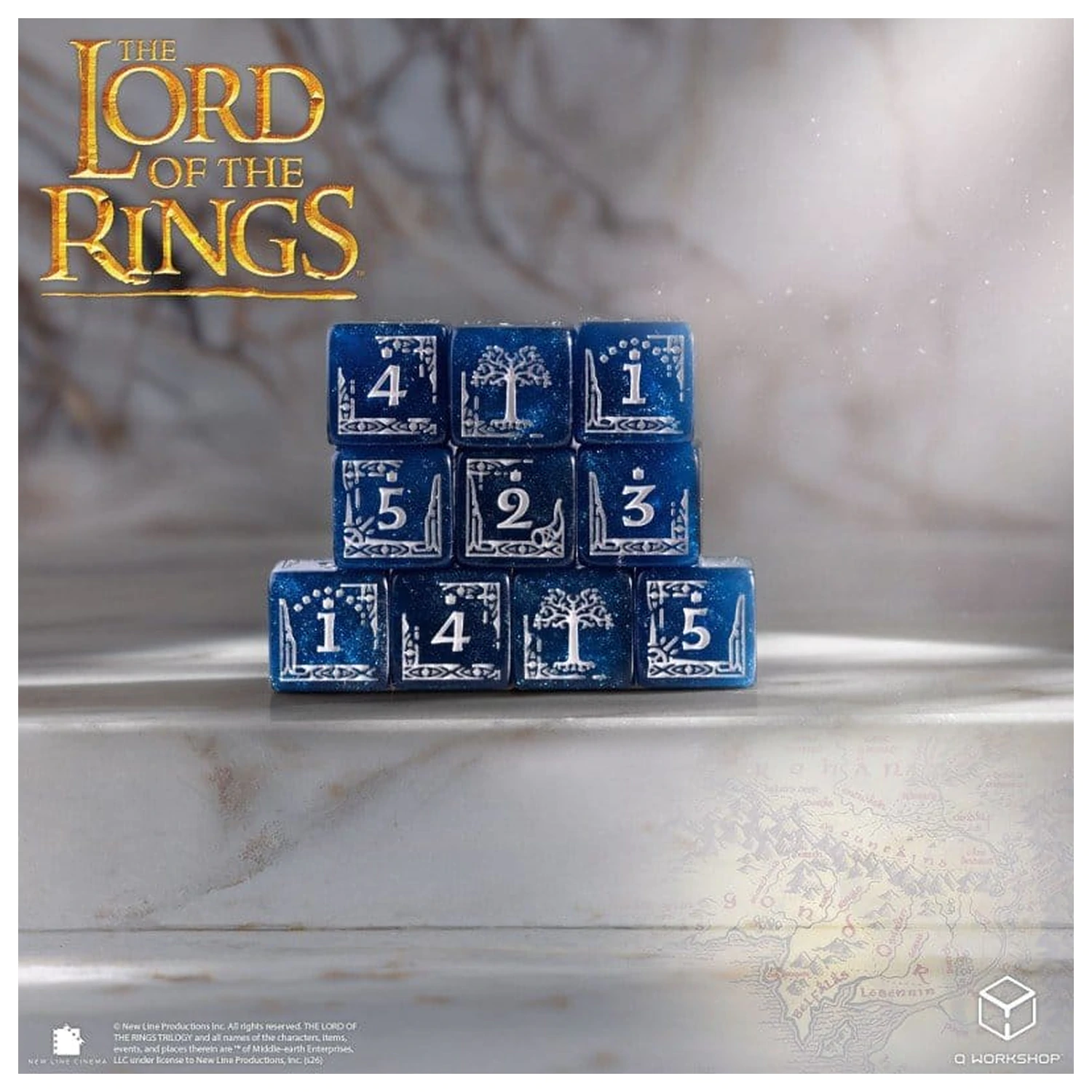 The Lord of the Rings: 10 D6 Dice Set Gondor product photo