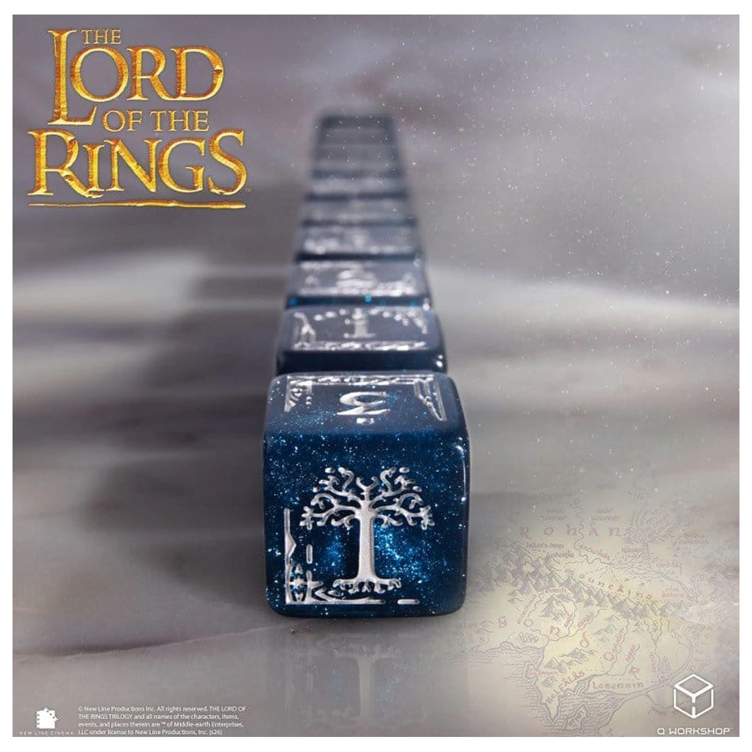 The Lord of the Rings: 10 D6 Dice Set Gondor product photo