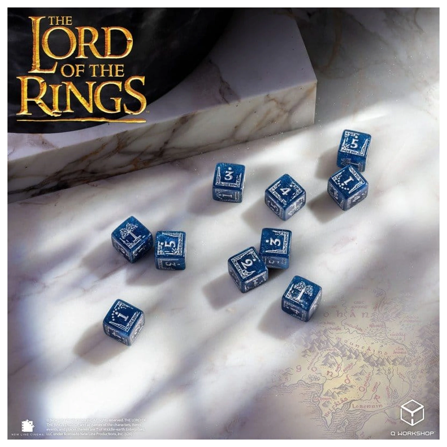 The Lord of the Rings: 10 D6 Dice Set Gondor product photo