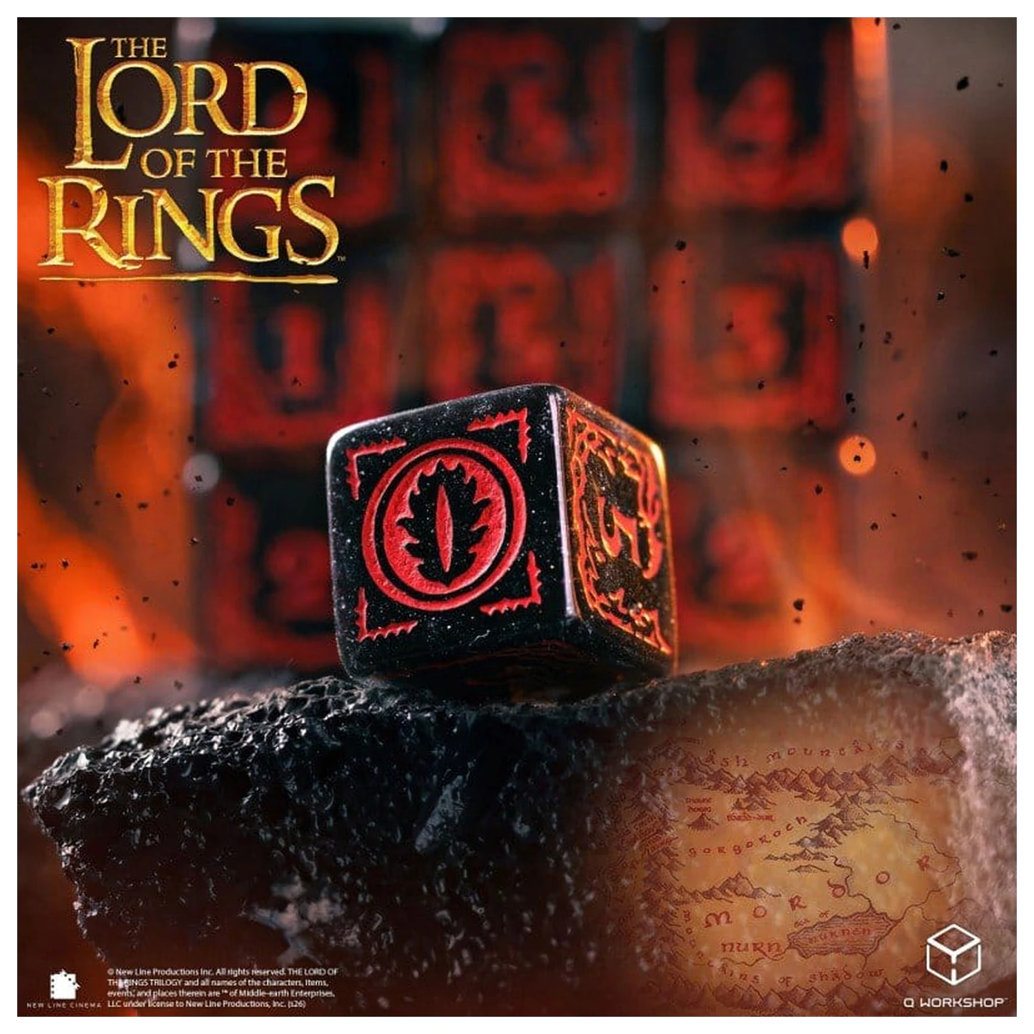 The Lord of the Rings: 10 D6 Dice Set Mordor product photo