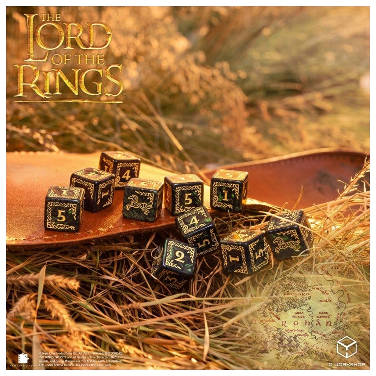The Lord of the Rings: 10 D6 Dice Set Rohan product photo
