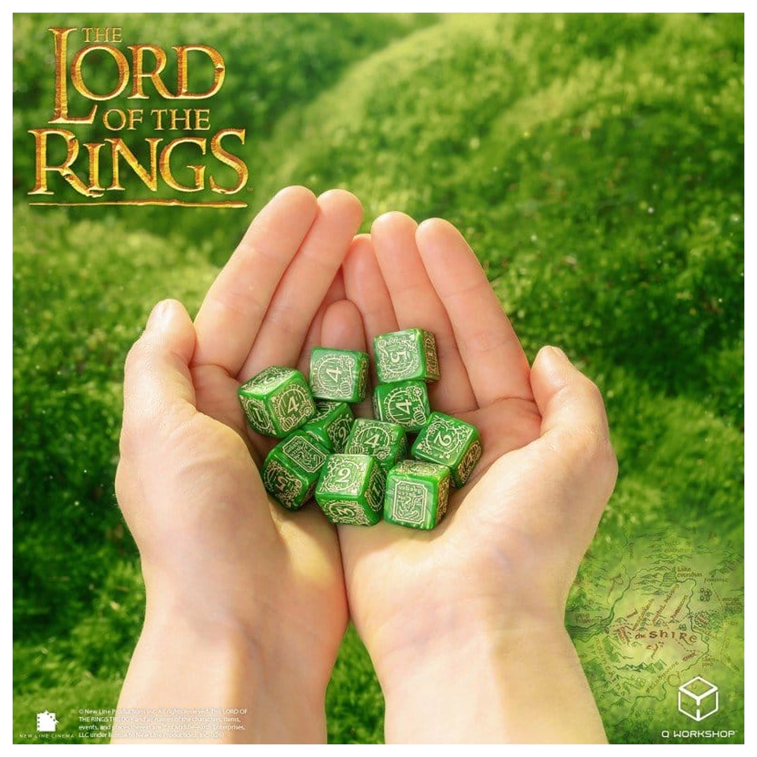 The Lord of the Rings: 10 D6 Dice Set Shire product photo