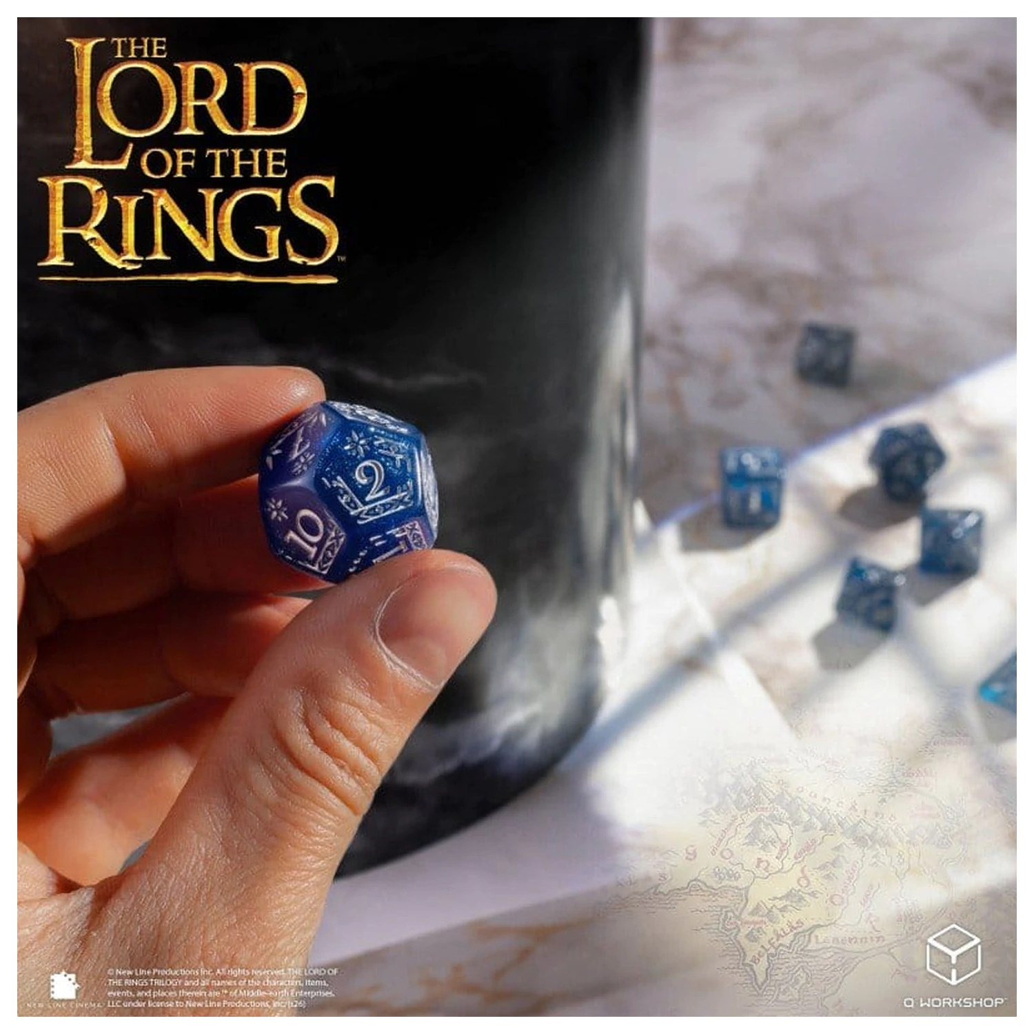 The Lord of the Rings Dice Set of 7 Gondor product photo