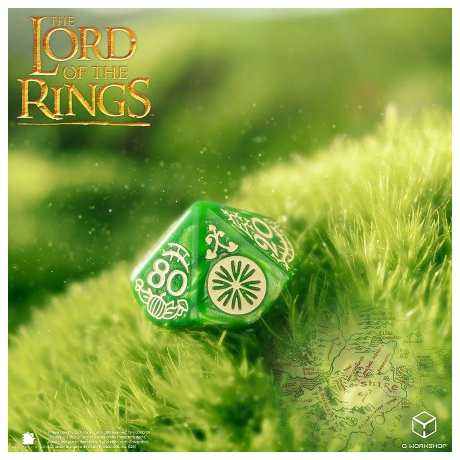 The Lord of the Rings Dice Set of 7 Shire product photo
