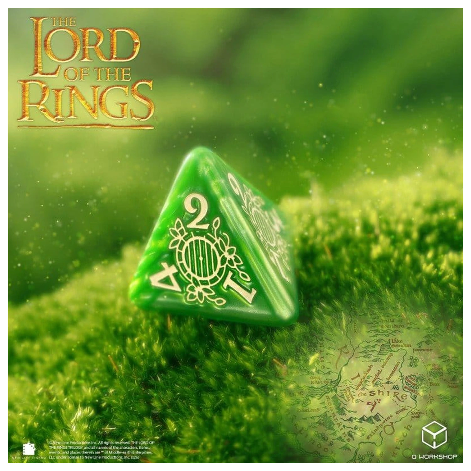 The Lord of the Rings Dice Set of 7 Shire product photo