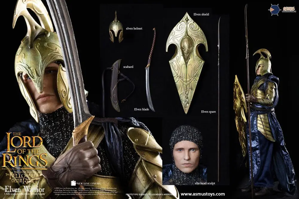 Lord of the Rings Action Figure 1/6 Elven Warrior 30 cm product photo